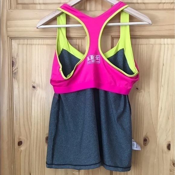 New Balance Lightning Dry neon racer back tank size large - Picture 9 of 10
